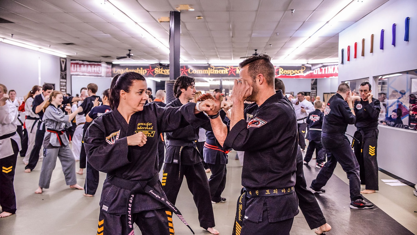 Teen and adult martial arts training
