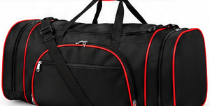Approved black and red sparring bag image